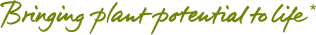 Bringing plant potential to life